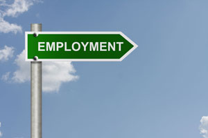 employment sign small